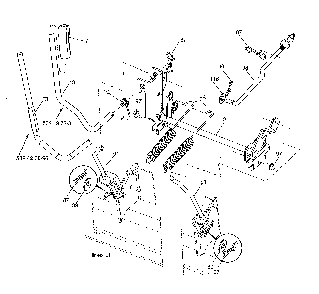 Mower lift Diagram and Parts List for YTH24V54-96043025900  Husqvarna Lawn Tractor