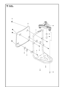 Part Location Diagram of 588230301 Husqvarna Frame