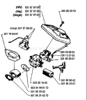 Page A Diagram and Parts List for 257 1994-06 Husqvarna Chainsaw