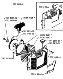 Page J Diagram and Parts List for 257 1994-06 Husqvarna Chainsaw