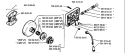 Page H Diagram and Parts List for 257 1994-06 Husqvarna Chainsaw