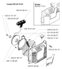 Page J Diagram and Parts List for 257 1998-03 Husqvarna Chainsaw