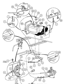 Fuel System - Fe350 Diagram and Parts List for HUV4210GXP 2005-06 Husqvarna Lawn Tractor