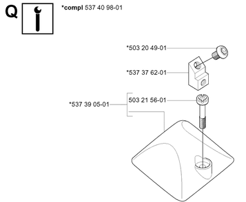 Service Updates Diagram and Parts List for 334T 20051000001-20060100000 Husqvarna Chainsaw