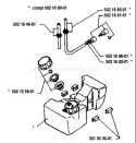 Page P Diagram and Parts List for 25RL 25 RL 1988-01 Husqvarna Trimmer