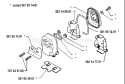 Page K Diagram and Parts List for 25R 25 R 1986-10 Husqvarna Trimmer
