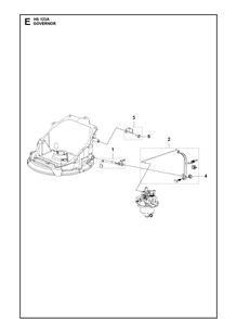 Part Location Diagram of 599348556 Husqvarna Speed regulating arm kit
