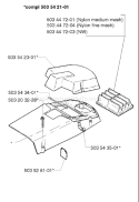 Page M Diagram and Parts List for 261EPA 261 EPA 1998-03 Husqvarna Chainsaw