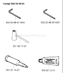 Part Location Diagram of 503558601 Husqvarna L-Spanner