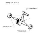 Page E Diagram and Parts List for 261EPA 261 EPA 1999-06 Husqvarna Chainsaw