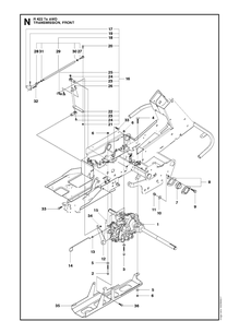 Part Location Diagram of 535486501 Husqvarna Rod