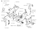 Crankcase Diagram and Parts List for 262XP  Husqvarna Chainsaw