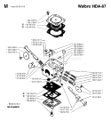 Page A Diagram and Parts List for 262 1990-03 Husqvarna Chainsaw