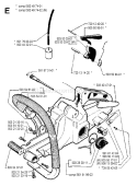 Page L Diagram and Parts List for 262 1990-03 Husqvarna Chainsaw