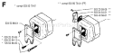 Page G Diagram and Parts List for 262 1990-03 Husqvarna Chainsaw