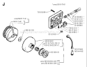 Page H Diagram and Parts List for 262 1990-03 Husqvarna Chainsaw