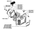Page L Diagram and Parts List for 262 1991-03 Husqvarna Chainsaw