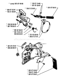 Page C Diagram and Parts List for 262 1992-11 Husqvarna Chainsaw