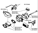 Page A Diagram and Parts List for 262 1994-06 Husqvarna Chainsaw