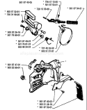 Page C Diagram and Parts List for 262 1994-06 Husqvarna Chainsaw