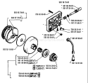 Page H Diagram and Parts List for 262 1994-06 Husqvarna Chainsaw