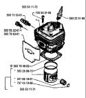 Page I Diagram and Parts List for 262 1994-06 Husqvarna Chainsaw