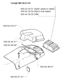 Page M Diagram and Parts List for 262 1996-01 Husqvarna Chainsaw