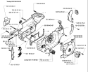 Page E Diagram and Parts List for 262 1996-01 Husqvarna Chainsaw