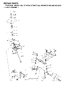 Steering Diagram and Parts List for YTH1746A (954568533)(2002-01) Husqvarna Lawn Tractor