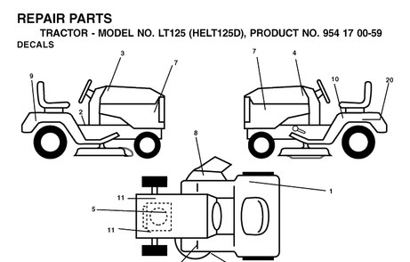 Part Location Diagram of 532181975 Husqvarna Operators manual