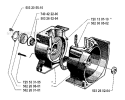 Crankcase Diagram and Parts List for 265RX 1992-05 Husqvarna Brush Cutter
