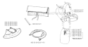 Accessories Diagram and Parts List for 265RX 1995-11 Husqvarna Brush Cutter