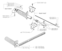 Handle  Controls Diagram and Parts List for 265RX 1995-11 Husqvarna Brush Cutter