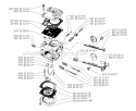 Carburetor Details Diagram and Parts List for 265RX 1995-11 Husqvarna Brush Cutter