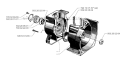 Crankcase Diagram and Parts List for 265RX 1995-11 Husqvarna Brush Cutter