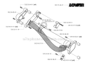 Tower Diagram and Parts List for 265RX 2002-08 Husqvarna Brush Cutter