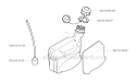 Fuel Tank Diagram and Parts List for 265RX 2006-01 Husqvarna Brush Cutter