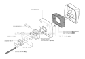 Carburetor  Air Filter Diagram and Parts List for 265RX 2006-01 Husqvarna Brush Cutter