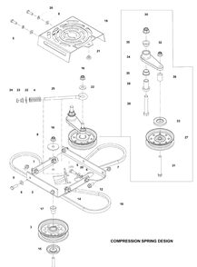 Part Location Diagram of 594077302 Husqvarna Plate idler support black x431