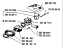 Page A Diagram and Parts List for 266 1982-12 Husqvarna Chainsaw