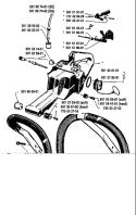 Page F Diagram and Parts List for 266 1982-12 Husqvarna Chainsaw
