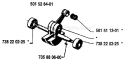 Page E Diagram and Parts List for 266 1983-06 Husqvarna Chainsaw