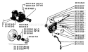 Page H Diagram and Parts List for 266 1983-06 Husqvarna Chainsaw