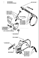 Page C Diagram and Parts List for 266 1984-08 Husqvarna Chainsaw