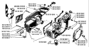 Page D Diagram and Parts List for 266 1984-08 Husqvarna Chainsaw