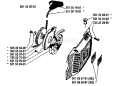 Page L Diagram and Parts List for 266 1985-01 Husqvarna Chainsaw