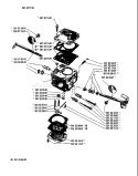 Page B Diagram and Parts List for 266 1985-01 Husqvarna Chainsaw