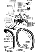 Page F Diagram and Parts List for 266 1985-01 Husqvarna Chainsaw