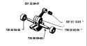 Page E Diagram and Parts List for 266 1985-06 Husqvarna Chainsaw