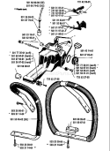Page F Diagram and Parts List for 266 1985-06 Husqvarna Chainsaw